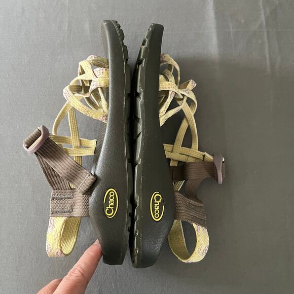 Chaco Women's ZCloud X2 Sport Sandals Braided - Size 9 - Yellow Multicolor - Picture 7 of 9